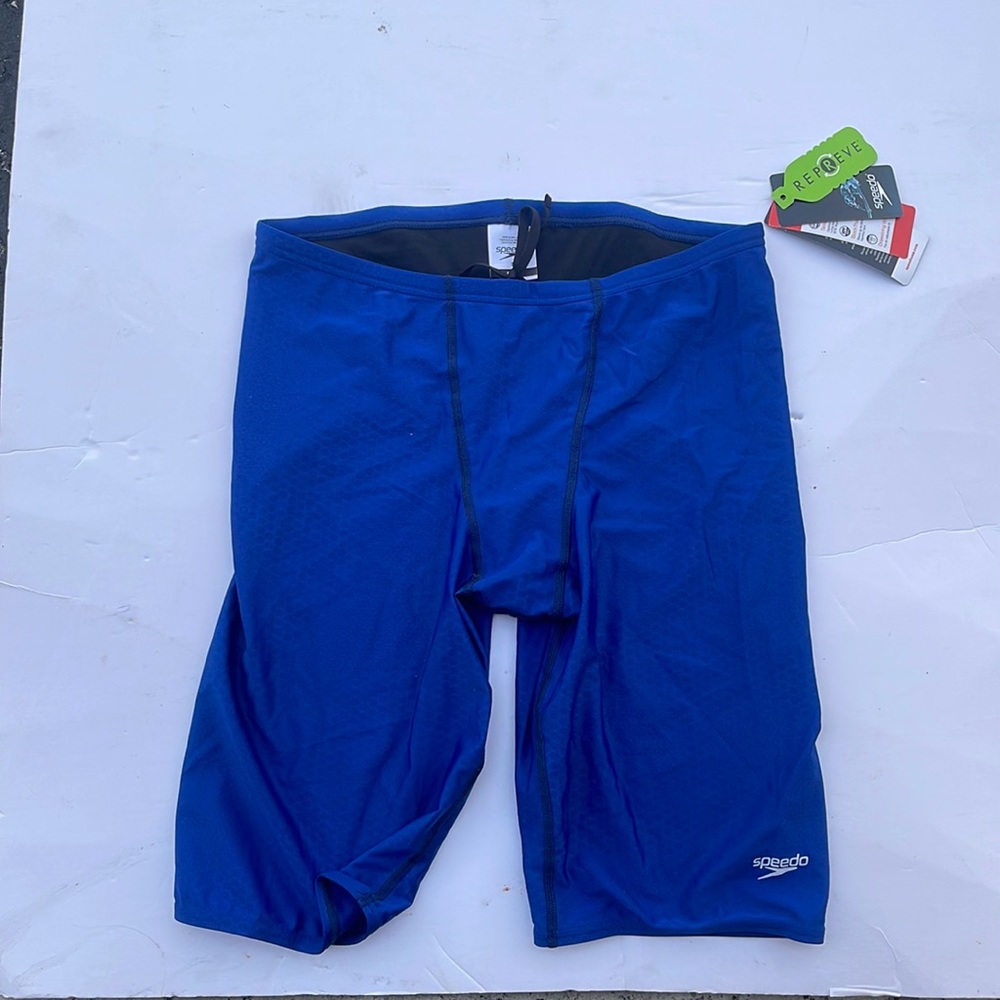 M Blue Speedo Bicycle Shorts New with Tags Size 30